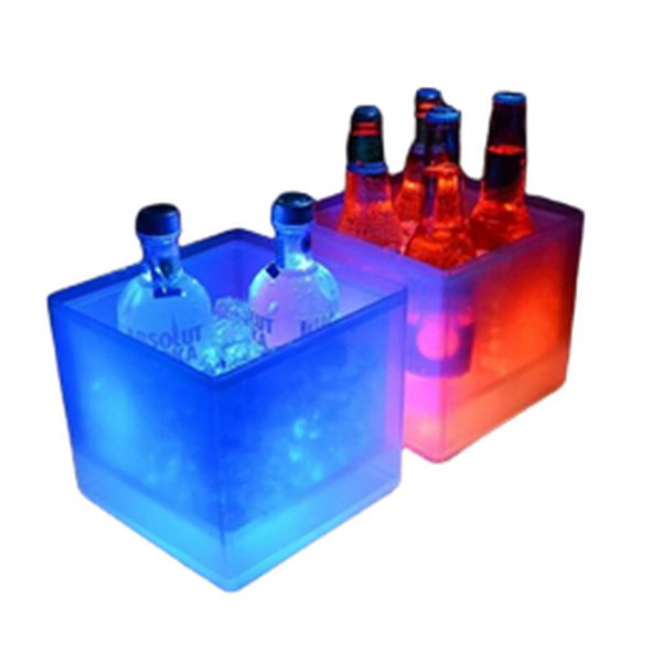LED Ice Bucket Table — party rental in Miami