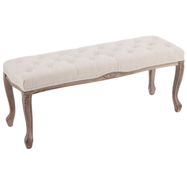 Olivia Ivory Bench — party rental in Miami